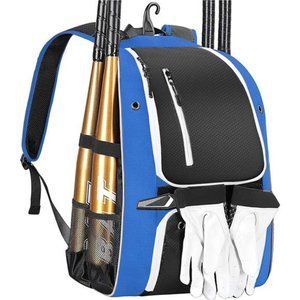 Baseball Backpack, Softball Bat Bag with Shoe Compartment, T Ball Equipment Gear